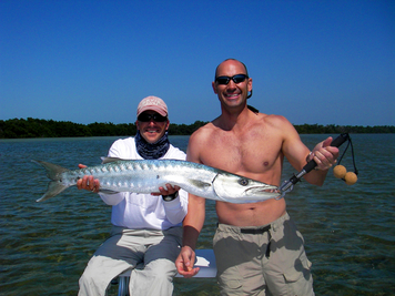 FLY FISHING FOR TARPON BONEFISH PERMIT REDFISH SHARKS JACKS BARRACUDA SNOOK  SEATROUT